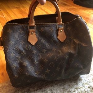 Louis Vuitton monogram speedy 35 100% authentic